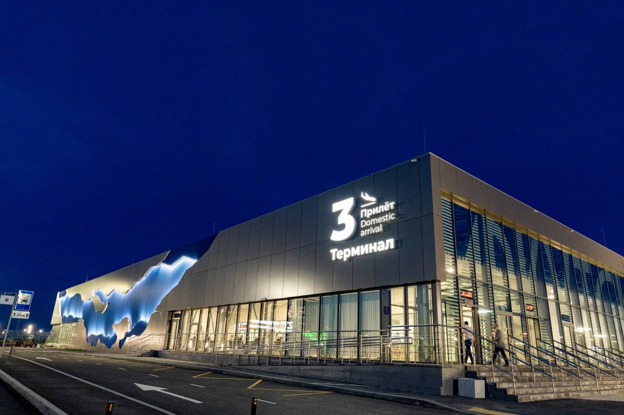 Освещение нового терминала Иркутска — технологии FEREKS в действии